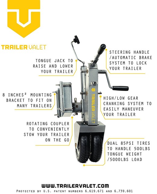 Trailer Valet TV5X Lift Jack With Drill 