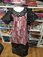 Luxury African Ankara Cotton Nigerian Kaftan Bubu Dress NEW   percent Cotton