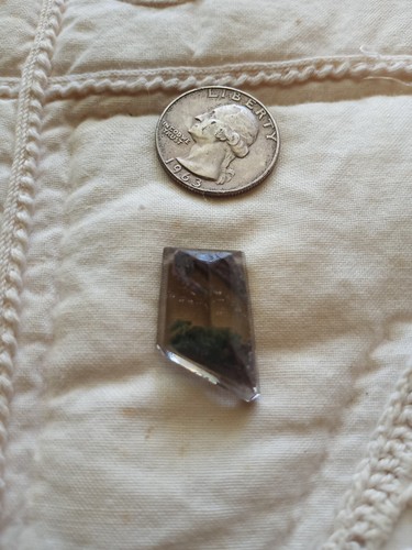 Unique Faceted Included Quartz With Cool Inclusions (Natural Gemstone) - Picture 14 of 17