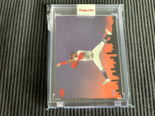 2022 TOPPS PROJECT 70 #929 RONALD ACUNA JR / OLDMANALAN *ENCASED ART*  BRAVES