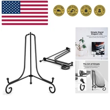 Plate Stands for Display - 8 Inch Plate Holder Display Stand + Metal Easel St...