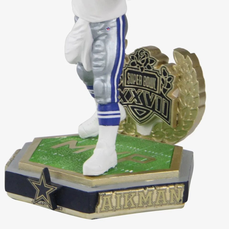 Troy Aikman Dallas Cowboys NFL Super Bowl XXVII MVP Bobblehead #/223 Nuevo en caja 🏈 Foto 2 de 4