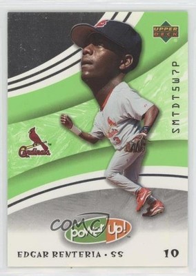2004 Upper Deck Power Up! Edgar Renteria #24 0a3