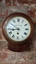 VINTAGE drop dial wall clock...MINIATURE