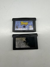Lot of 2 Nintendo Game Boy Advance GBA Games Paws & Unknown Claws: Pet Resort?