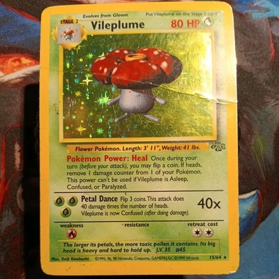 Vileplume Holo Jungle 15/64