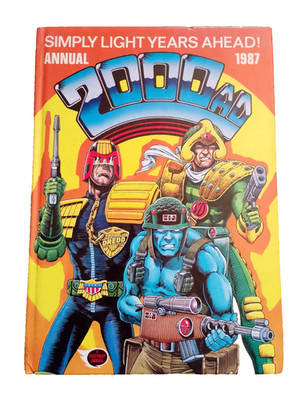 2000 AD Annual 1987 - IPC Magazines hardback, 1986