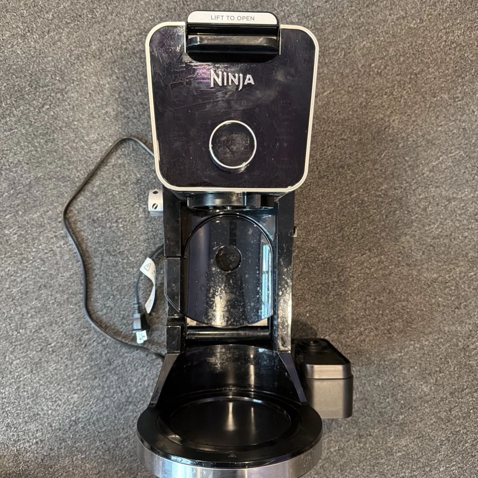Ninja DualTank Coffee Maker CFP301 Main Base Unit W/ Spoon NO Water Tank