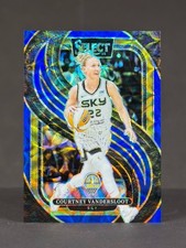 Courtney Vandersloot 2025 Panini Select WNBA Blue Scope /199 Premier #121 Sky