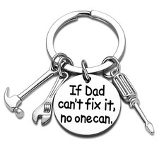 Dad Keychain - Gifts From Son, Daughter - Christmas  Father's Day Gift - Key...