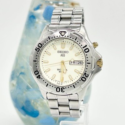 Seiko Prospex Scuba 200 Kinetic Automatic Diver Armbanduhr Armband 18cm