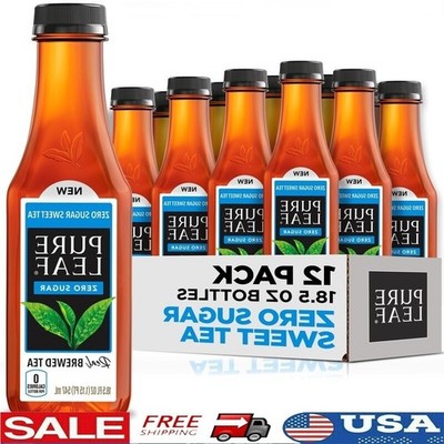 Zero Sugar Sweet Tea 12 Bottles 18.5oz Naturally Brewed Refreshing Beverage New