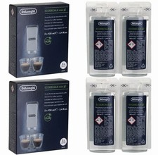 Delonghi EcoDecalk Mini Coffee Machine Maker Cleaner Descaler 4 x 100ml Sachets
