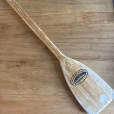 Feather Brand Caviness Woodworking Co VTG  Wood Paddle 29.5” (Calhoun City, MS)