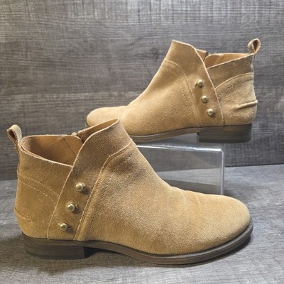 Franco Sarto Kelton Boot Women s Leather Ankle Zip Bootie Studs SIZE 7 M Cosplay
