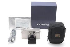  MINT W/Box Contax TVS III Silver Point  Shoot 35mm Film Camera From JAPAN