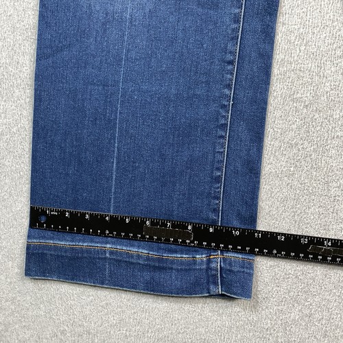 Pantalones de mezclilla Maeve para mujer 31T 32x29 The Colette pierna ancha tiro alto Anthropologie - Imagen 4 de 14