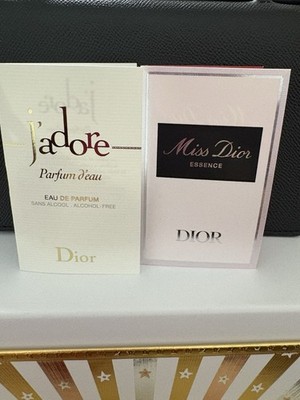 Dior J'Adore Deau and Miss Dior Essence Eau de Parfum Sample Spray Duo