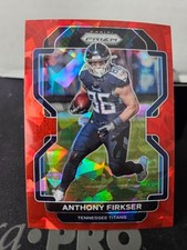 Anthony Firkser 2021 Panini Prizm Red Cracked Ice SP #2 Titans