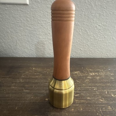 New  Carving Mallet Hammer  492 Grams- Wood Handle Solid Brass - Switzerland