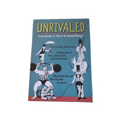 Unrivaled Party Card Game Lark & Clam New Made in USA 4-10 Players Ages 16+ Teen