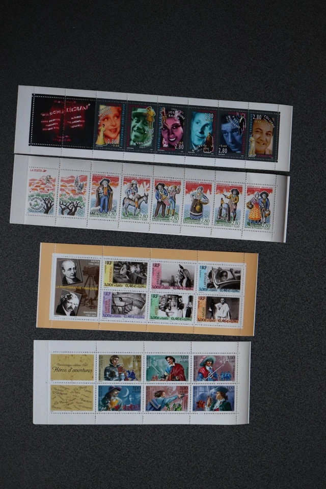 FRANCE lot de 10 Bande Carnet neuve** non pliées - Personnages célèbres - Photo 4/4