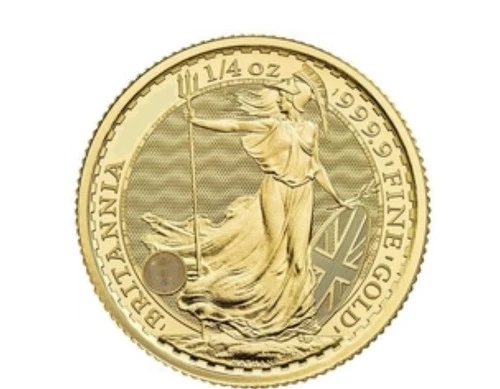 2025 Gold Britannia 1/4 oz — photo from the most recent tracked eBay sale