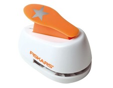 Fiskars Motive Lever Punch, Star, Diameter 2.5 cm, for Left And Right Handers, S
