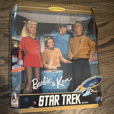 1996 Star Trek Barbie & Ken 30th Anniversary Collector Edition Gift Set NIB