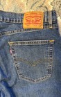 Levi's 505 Men's Jeans Blue Denim 36x32 100% Cotton Straight Leg — photo 9
