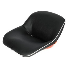 Seat Vinyl Black with Orange fits Kubota L2550 L2650 L3600 L4200 34200-18400