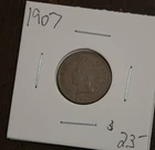 1907 Indian Cent  Lot Y3477