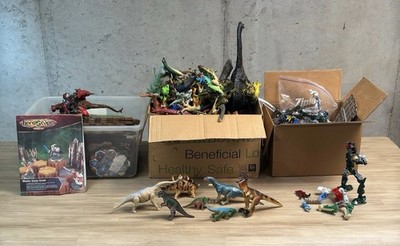 Large Bulk Lot Of Mixed Dinosaur Action Figures And Bionicles