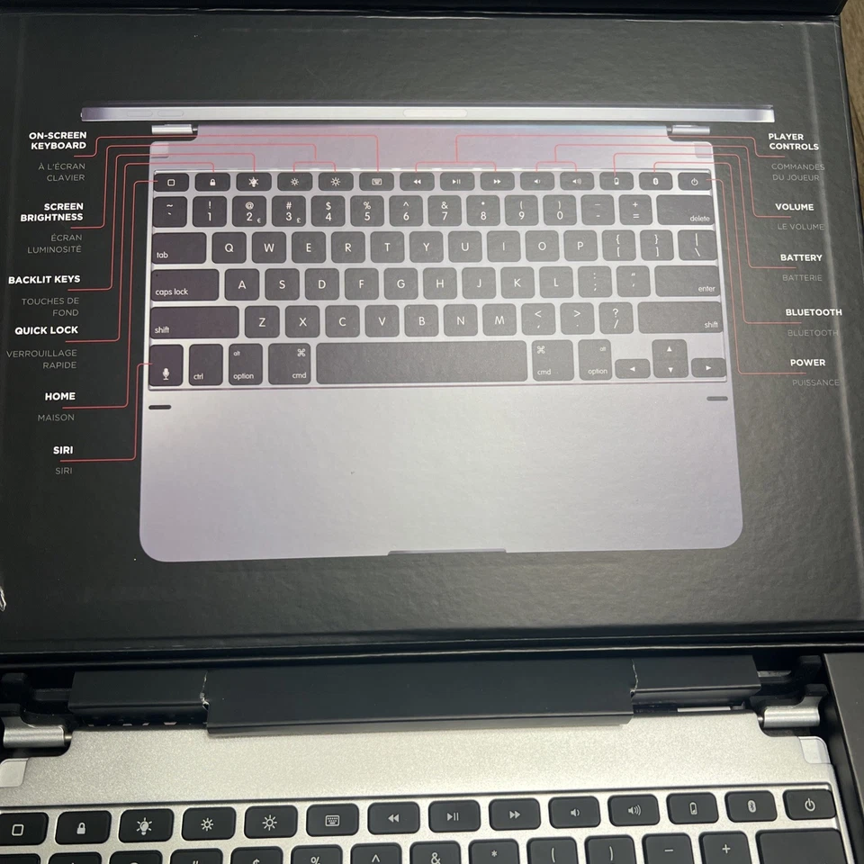 BRYDGE  Wireless Keyboard & Magnetic Cover 12.9" iPad Pro 3nd Gen 2018 BRY6021 - Image 3 of 4