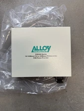 Alloy POE 200SC 10/100 Base-Tc to 100Base-FX Converter POE Power Provider-