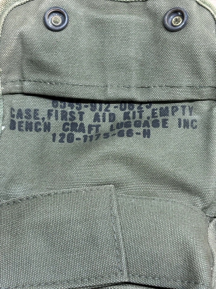 越南军队医疗丛林急救包袋 1966 年日期固定钩很好袋 B — 第 4/4 张图片