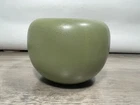Vintage McCoy FLORALINE MATTE Green Pottery Vase Planter #406 6 inch tall