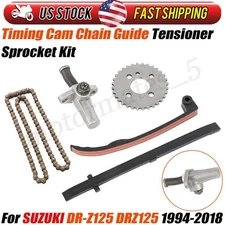 Timing Cam Chain Guide Tensioner Sprocket Kit For Suzuki 1994-2018 DR-Z125 Left