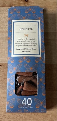 Flora Classique Incense Cones 40 Count With Burner Spiritual Scent