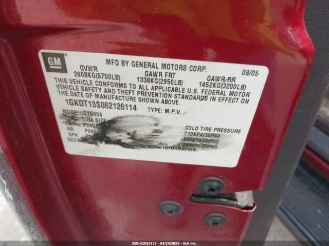 Motor limpiaparabrisas compatible con 02-09 ENVOY 2672362 Foto 2 de 4