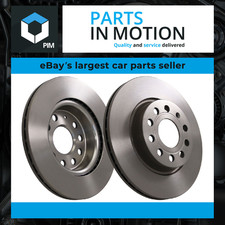 2x Brake Discs Pair Vented fits VW GOLF Mk5, Mk6 1.6 Front 03 to 13 280mm Set