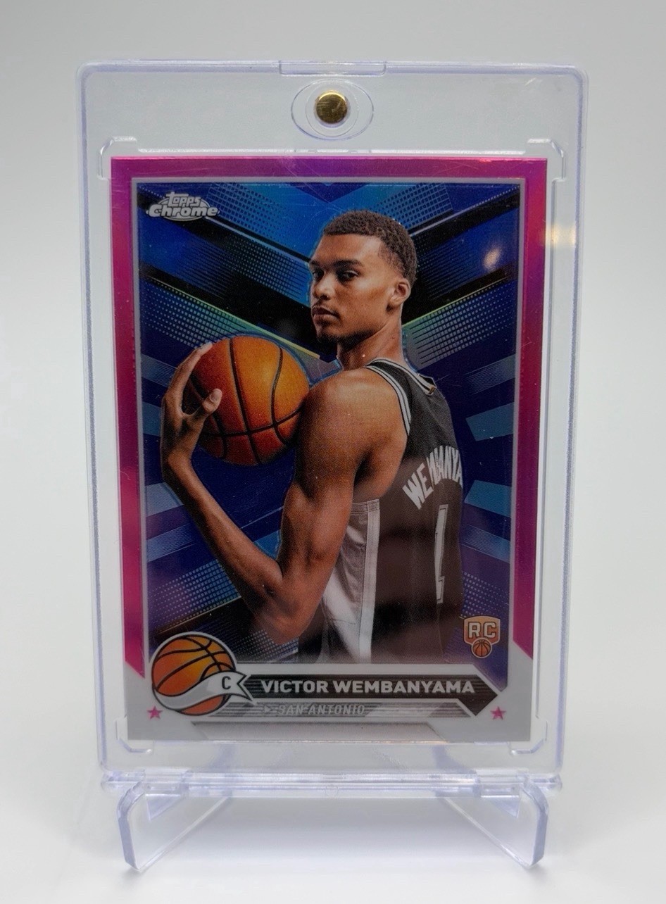 2023-24 Topps Chrome - Victor Wembanyama #1 Pink Refractor (RC)
