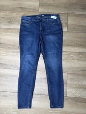 Old Navy Women's Dark Blue Skinny Jeans Size 14