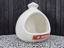 Judge White Porcelain Salt Pig Cellar Table Essentials Ceramic Salt KeeperJFY043