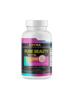 DYMA  Pure Beauty Care Biotin Supplement With Hyaluronic Acid for Hair Skin and 