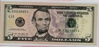 $5 FRN Series 2013 San Francisco Fancy ML 23016665 G DEVIL NOTE 666 — photo 1