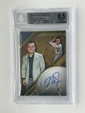 2024 Topps Diamond Icons Mike Trout 1/1 Iconic Diamond Drip Auto Gold BGS 8.5