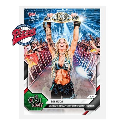 Sol Ruca Women s IC Title 2026 WWE Topps NOW Card 62 Presale