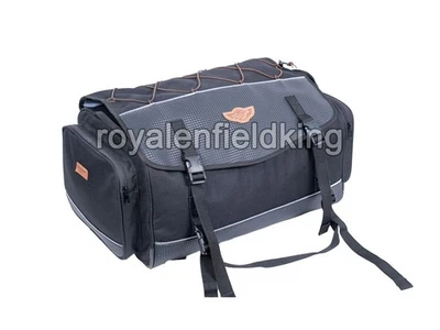 Sacoche Arrière Étanche Universelle Royal Enfield 60 L En Polyester Noire - Photo 1/4