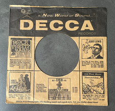7 DECCA Company Sleeve - US